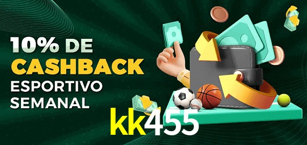 10% de bônus de cashback na kk455